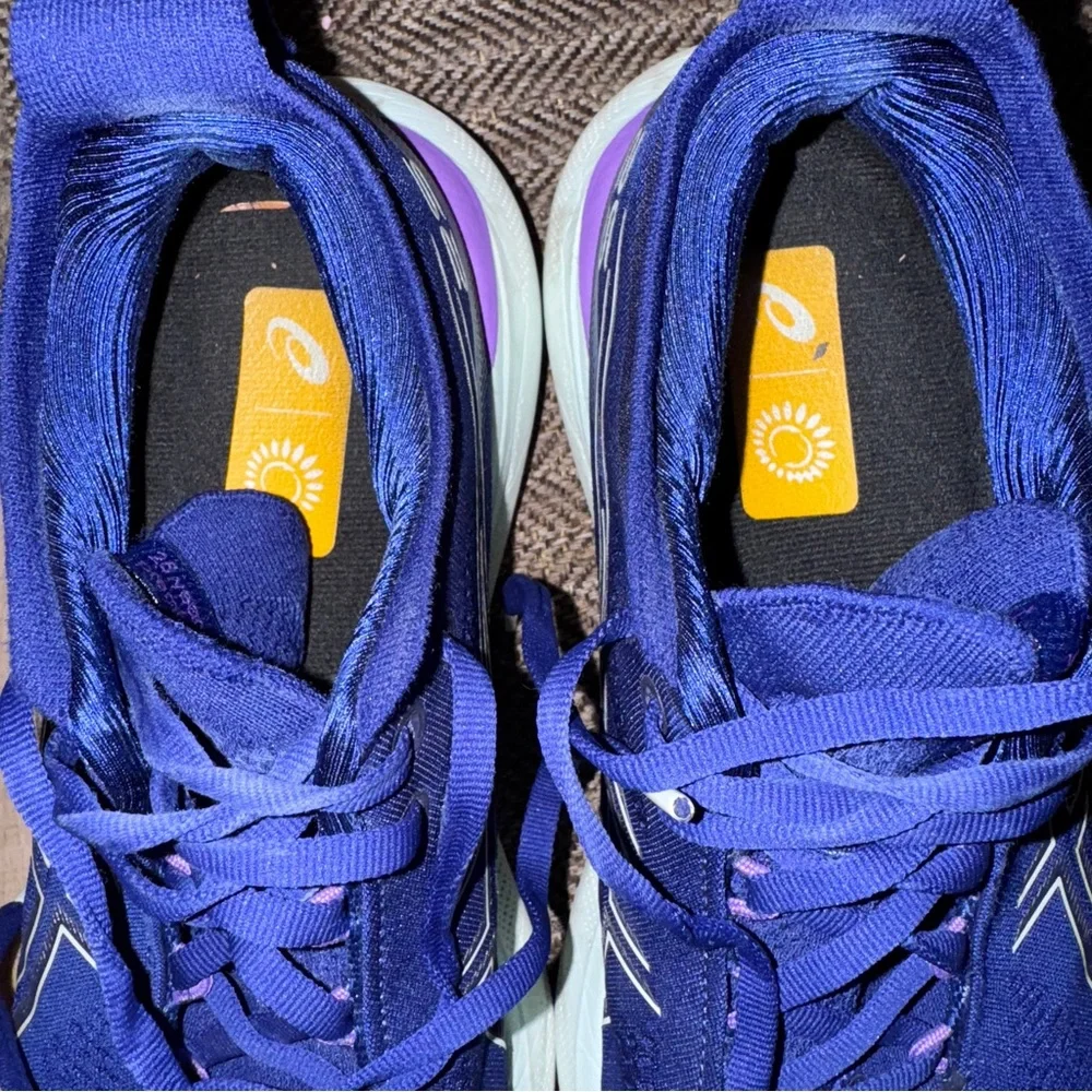 ASICS GEL Nimbus 25 Shoes‎ Womens Size 9.5 Blue Purple Running Sneakers 1012B356